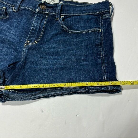 Abercrombie & Fitch Stretch Jean Shorts Size 4 - Picture 8 of 11